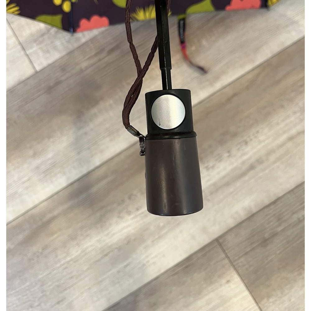 Umbrella Marimekko Kukkatori by Maija Isola Floral Green Pink Yellow Orange - Picture 9 of 16